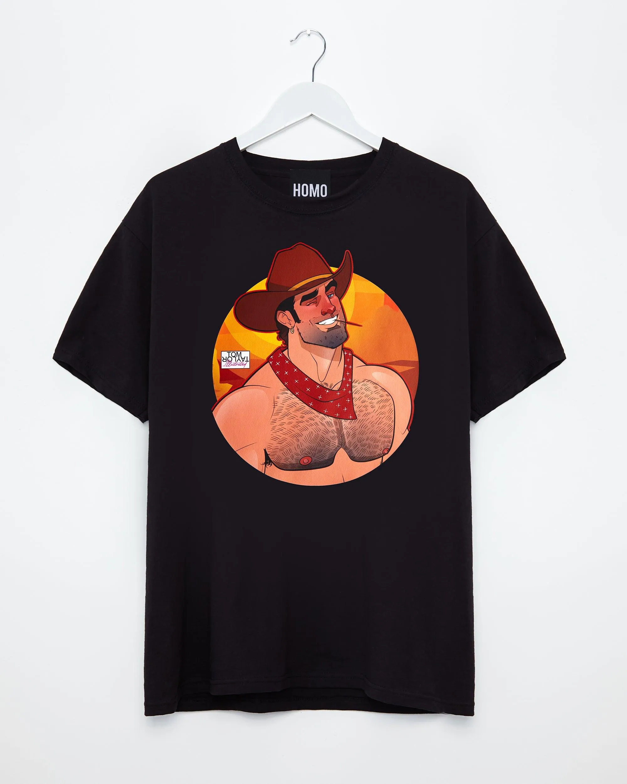 The Hank - black tshirt