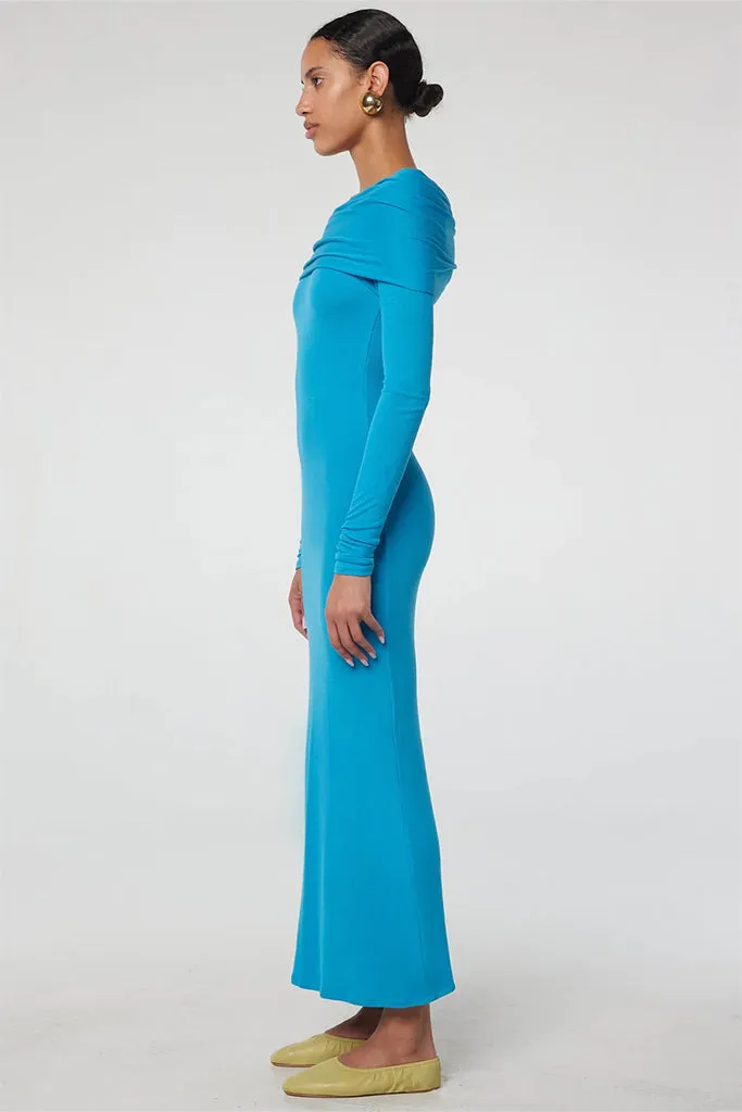 The Line By K - Maisie Dress - Electric Turquoise