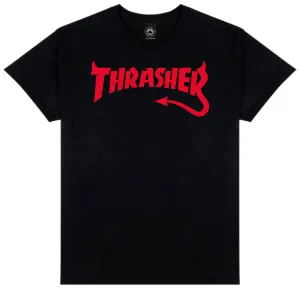 THRASHER DIABLO T-SHIRT BLACK