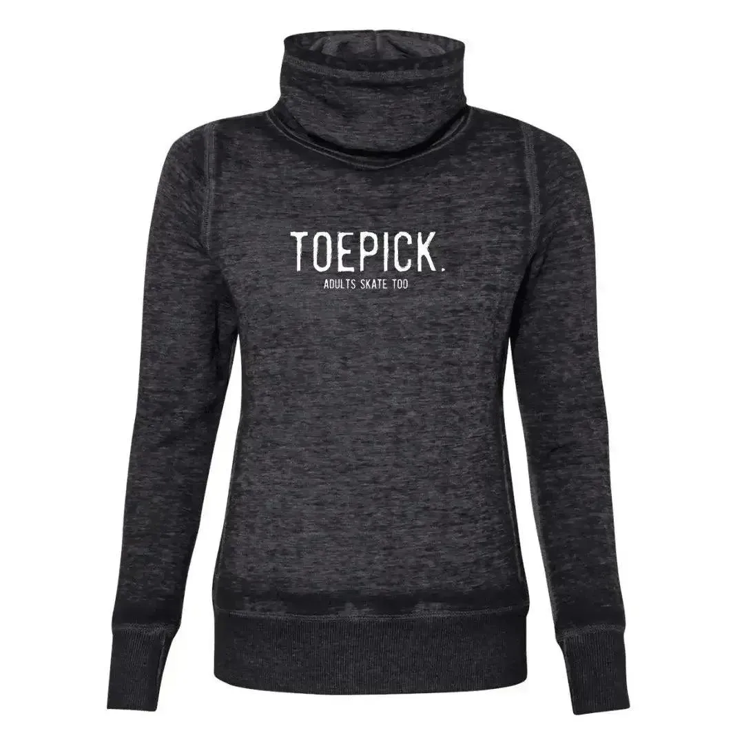 Toepick Cowl Neck Sweatshirt