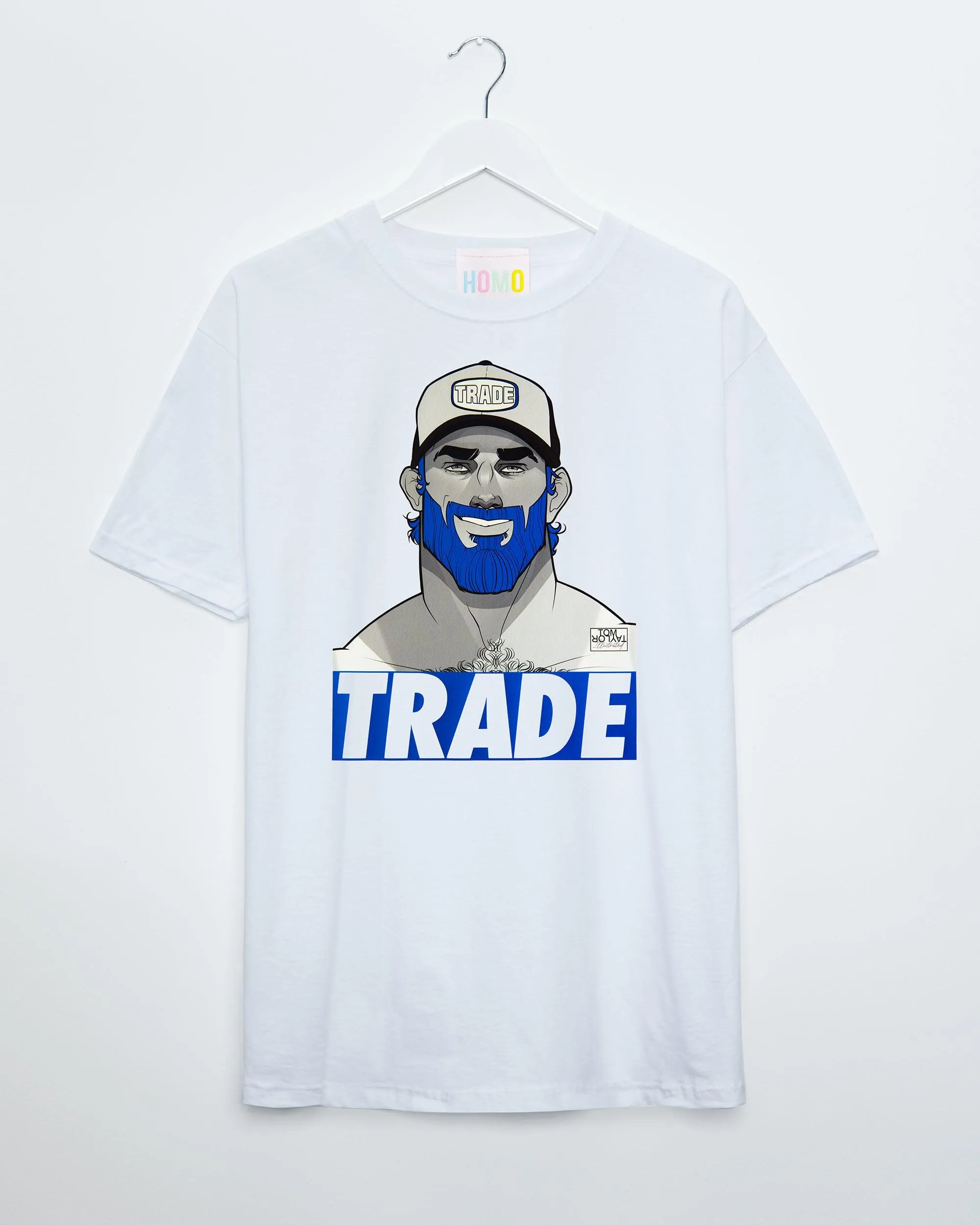 TRADE: Trucker - white tshirt