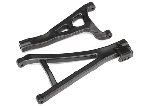 Traxxas Front Right Upper and Lower Suspension Arms: E-Revo 2.0 (Black)