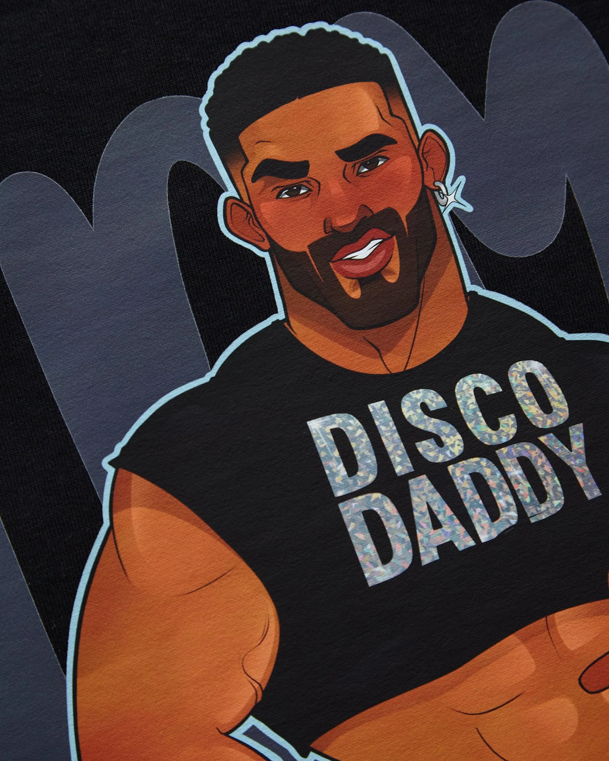 Trent the disco daddy - black tshirt