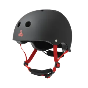 Triple 8 Lil 8 Dual Certified Helmet - Black Rubber