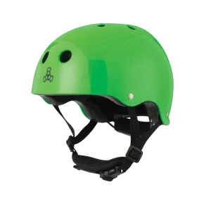 Triple 8 Lil 8 Dual Certified Helmet - Green Gloss