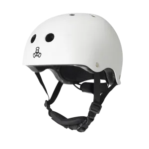 Triple 8 Lil 8 Dual Certified Helmet - White Gloss