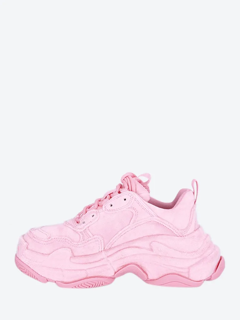 Triple s velvet sneakers