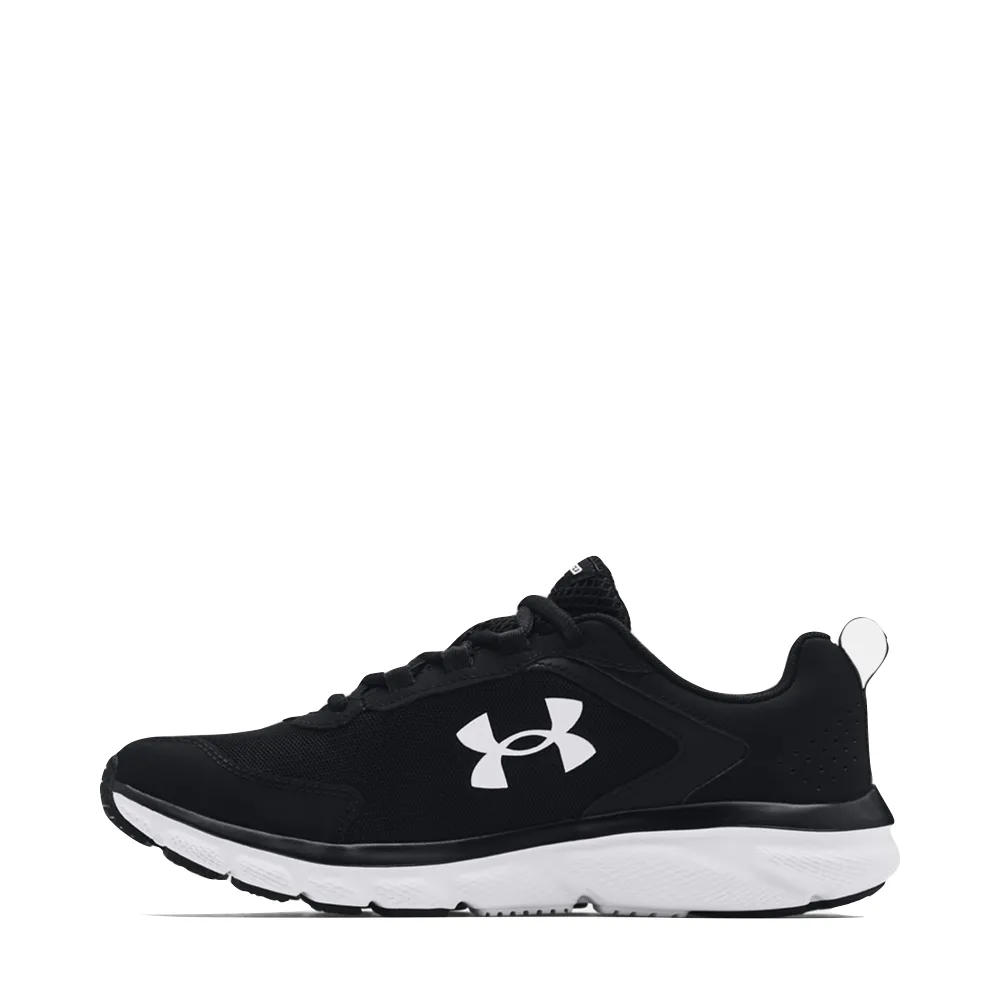 Under Armour Men's Charged Assert 9 Running Shoes (Black/White)