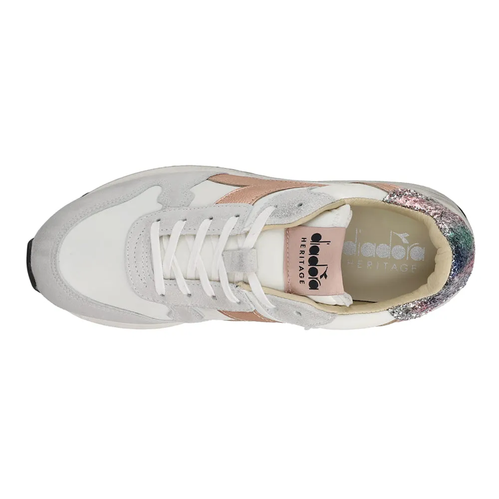 Venus Iris Dirty Metallic Lace Up Sneakers