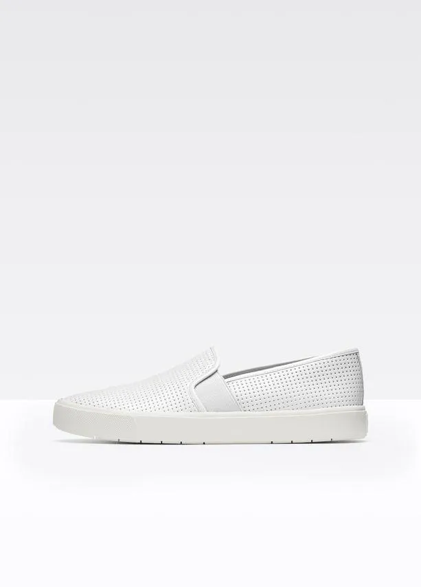 Vince - Blair Perforated Leather Sneaker in White