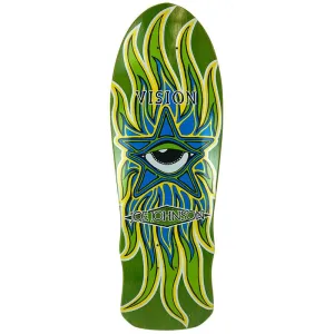 Vision 10.25" x 30" Joe Johnson Star Eye Green Stain Skateboard Deck