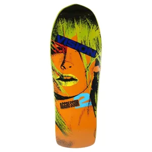 Vision 10" x 30.25" Aggressor 2 Concave (GREEN STAIN) Skateboard Deck