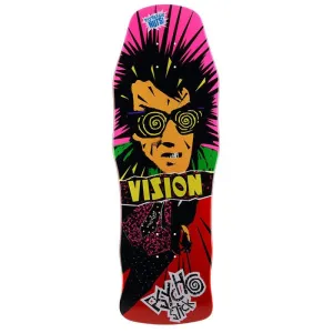 Vision 10" x 30" Original Psycho Stick (SOLID RED DIP) Skateboard Deck