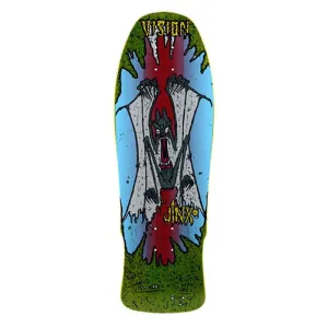 Vision 9.75" x 31" Original Jinx Green Stain Skateboard Deck