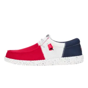 Wally Tri Varsity Mesh - Red/Navy