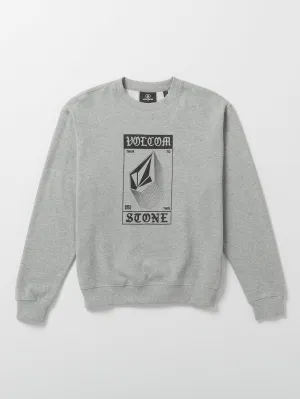 Watanite Crew Pullover Sweatshirt - Heather Grey