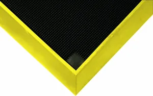 Wearwell Footbath Mat Shoe Mat - 5 Gallon Capacity. Tall Wall for Cleaning Solutions. 32" L x 39" W x 2-1/2" Thickness.