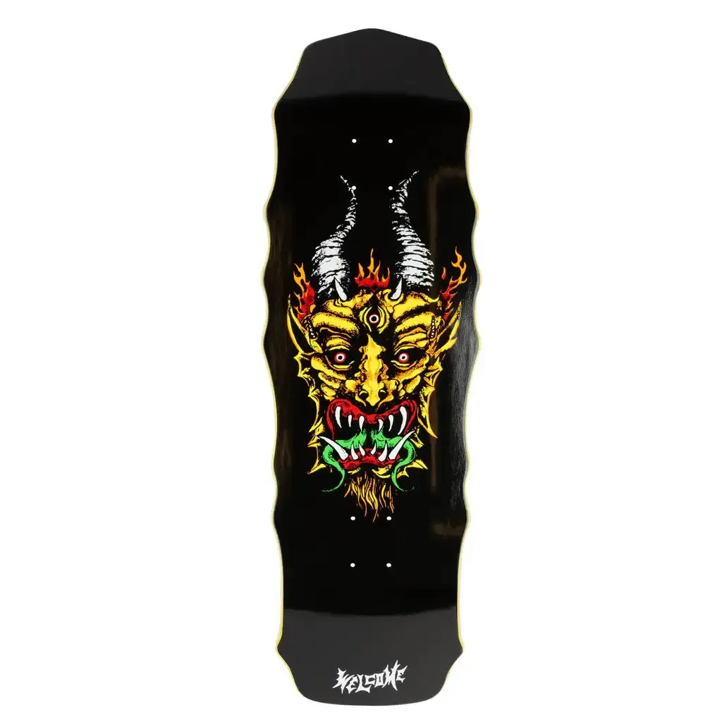 Welcome Light and Easy on Widow Skateboard Deck Black