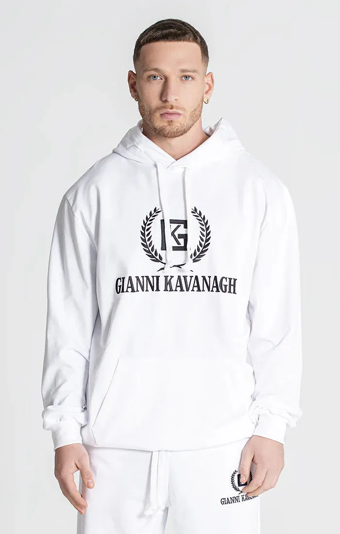 White Unity Oversized Hoodie