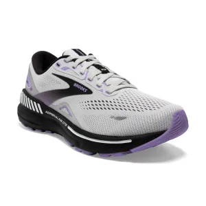 Women's Brooks Adrenaline GTS 23 1203811B039 Color: Grey/Black/Purple