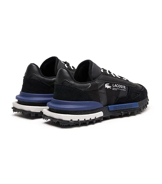 Women's Elite Active Textile Heel Tab Trainers Black/Navy