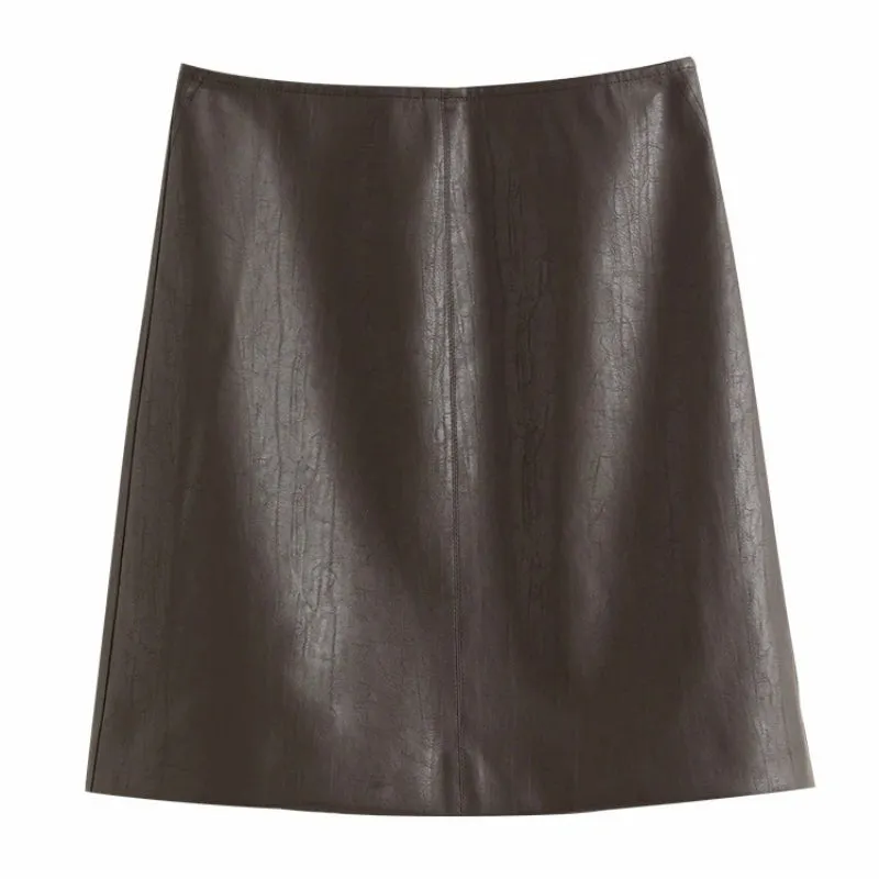 Women's Preppy High Waist A-Line Mini Skirts