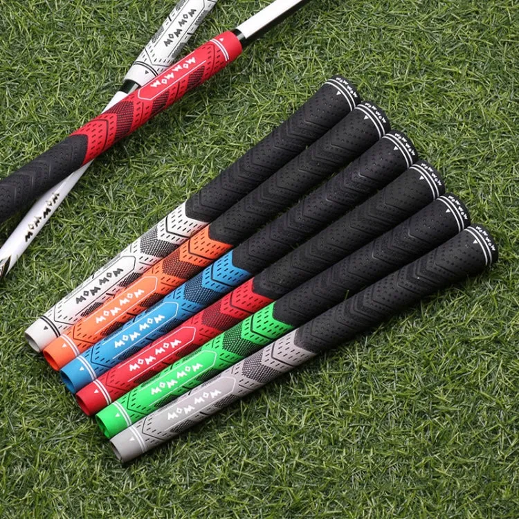 WOW WOW Golf Clubs Anti-Slip Rubber Grips Pole Protective Cover, Color: Dark Blue Half Cotton Yarn