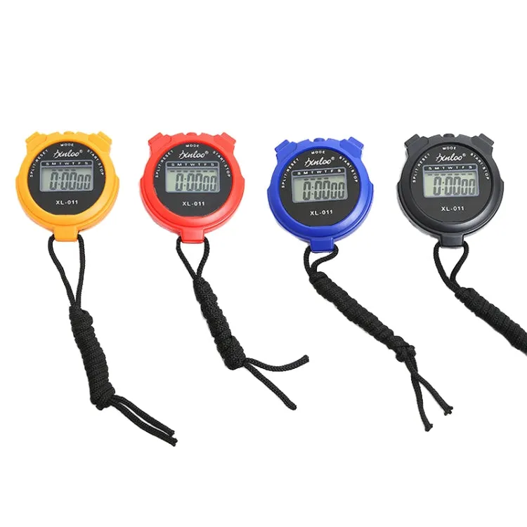 XINLOO XL-011 Display Single Memory Stopwatch Running Fitness Training Electronic Timer(Blue)