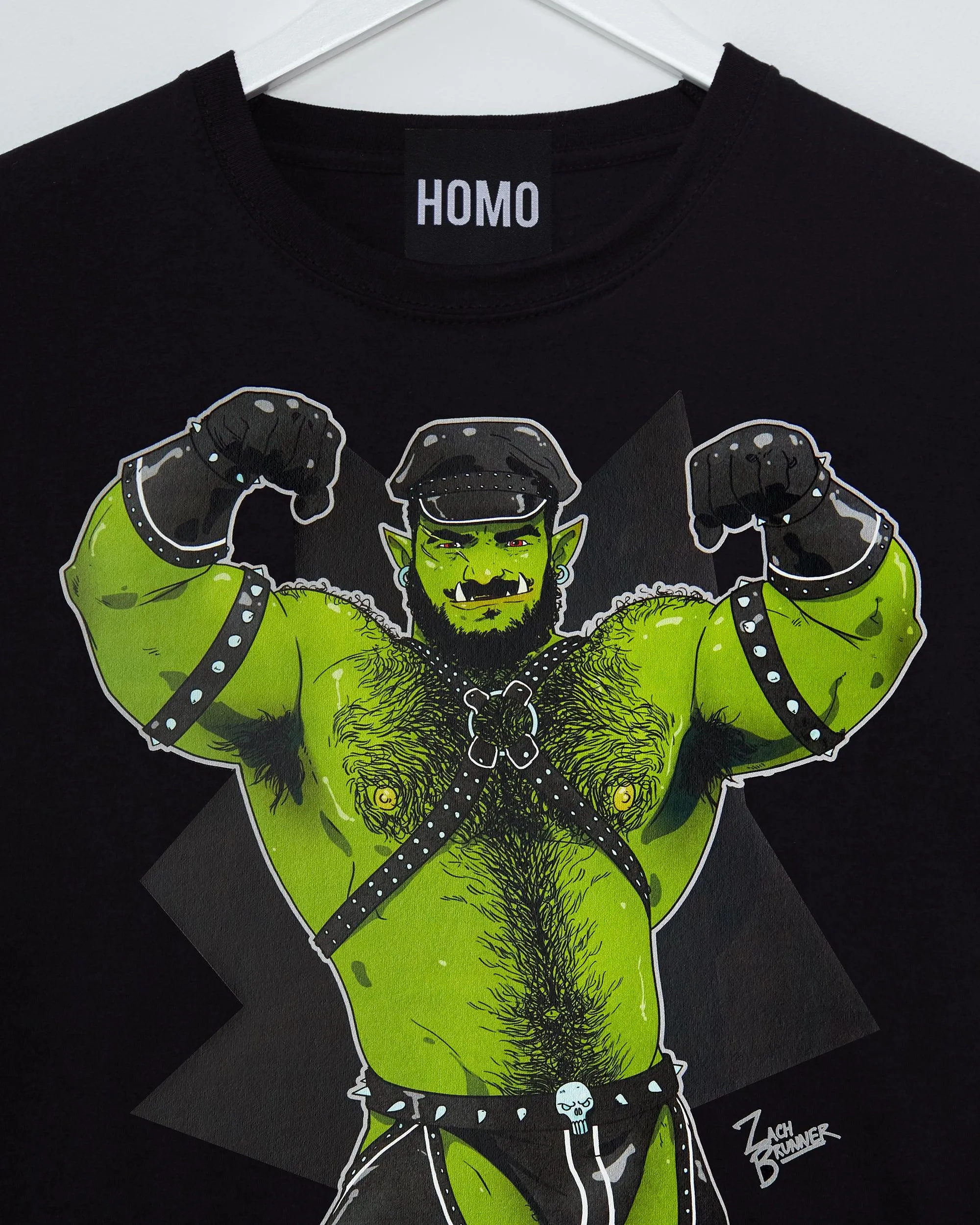 Zog the leather daddy Rex loves to flex - tshirt